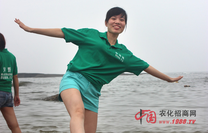 海邊留影