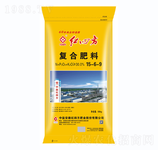 氯基復(fù)合肥料15-6-9-紅四方